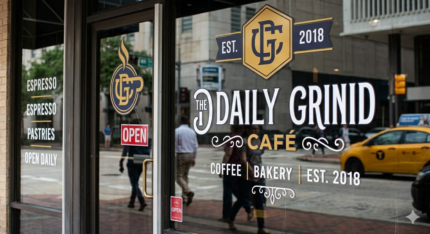 Storefront Vinyl Signs Houston